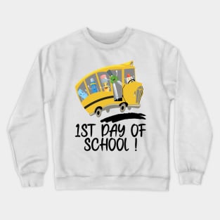 1 ST Day Of School, The Children's Place Crewneck Sweatshirt